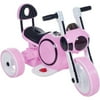 3 Wheel LED Mini Motorcycle Trike, Ride on Toy for Kids by Rockin? Rollers ? Battery Powered Toys for Boys and Girls, Toddler - 4 Year Old - Pink
