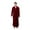 Wine, variant on fheaev Robes For Women Classic Unisex Premium Cotton Night Gown Bathrobe Luxury Plush Long Terry Cloth Household Clothes Flannel Bathrobe Long Pajamas With Pocket Belts