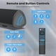 thumbnail image 5 of Barra de sonido, sistema de barra de sonido de cine en casa Bestisan de 80 W con función HDMI-ARC, altavoz de audio Bluetooth 5.0 inalámbrico y con cable (agudos/graves ajustables, 34 pulgadas, montaj, 5 of 5
