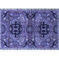 thumbnail image 1 of Ahgly Company Indoor Rectangle Persian Blue Traditional Area Rugs, 7' x 10', 1 of 4
