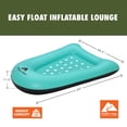 thumbnail image 6 of Ozark Trail Easy Float Inflatable Lounge, Teal, 6 of 9