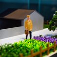 thumbnail image 6 of Rushawy 1/64 Model DIY Crafts Collection Resin Miniature People Figurines for Miniature, 6 of 9