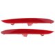 thumbnail image 1 of 1Pair Rear Bumper Reflector Light Left & Right Reflective Sheet for BMW X4 F26 Series 2013-2016 63147338807 63147338808, 1 of 5