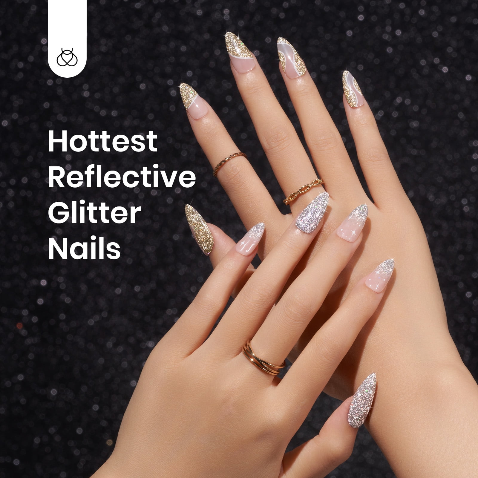 Tumblr | Sparkle nails, Nail colors, Pretty nails