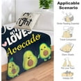 thumbnail image 4 of Just A Girl Who Loves Avocado Throw Blanket for All Season Super Soft Warm Fluffy Fleece Lightweight Flannel Blanket Cozy Fuzzy Plush Bedding \u200bBlanket Gift for Girls Couch Sofa 40"x50", 4 of 6