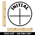 thumbnail image 2 of Initial Circle Teacher School Office Rubber Stamp for Scrapbooking Crafting Stamping - Small 3/4 Inch, 2 of 7