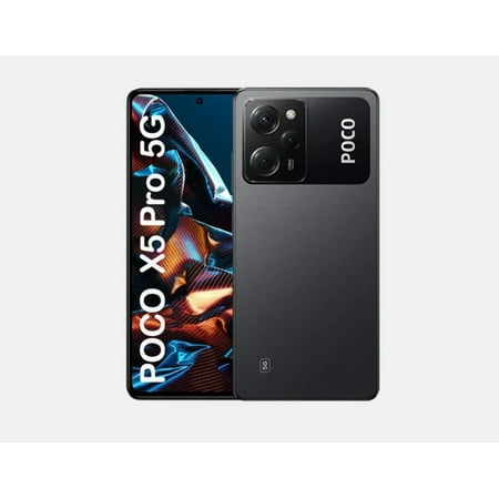 Xiaomi Poco X5 Pro 5G, Dual SIM, 256GB ROM 8GB RAM GSM Unlocked - Black