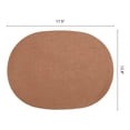 thumbnail image 6 of Unique Bargains 4pcs Faux Leather Placemats Brown 17.5"x12.8", 6 of 6