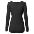 thumbnail image 2 of FashionOutfit Women's Classic Rounded Scoop Neck Sweater, 2 of 3