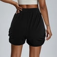 thumbnail image 3 of Elegant And Women's Solid Color Casual Sports Shorts With Slim Fit And Convenient Pockets. Womens Casual Shorts Women's Shorts Casual Pack Womens Jean Shorts Womens Swim Boy Shorts Women's Shorts, 3 of 8