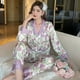 thumbnail image 2 of Pijama de mujer traje de tulipán morado ropa de hogar dulce se puede usar, 2 of 3