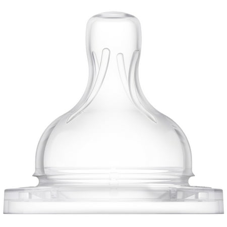 Philips Avent Anti-colic Baby Bottle with AirFree Vent, 4oz, 1pk, Clear, SCY701/91