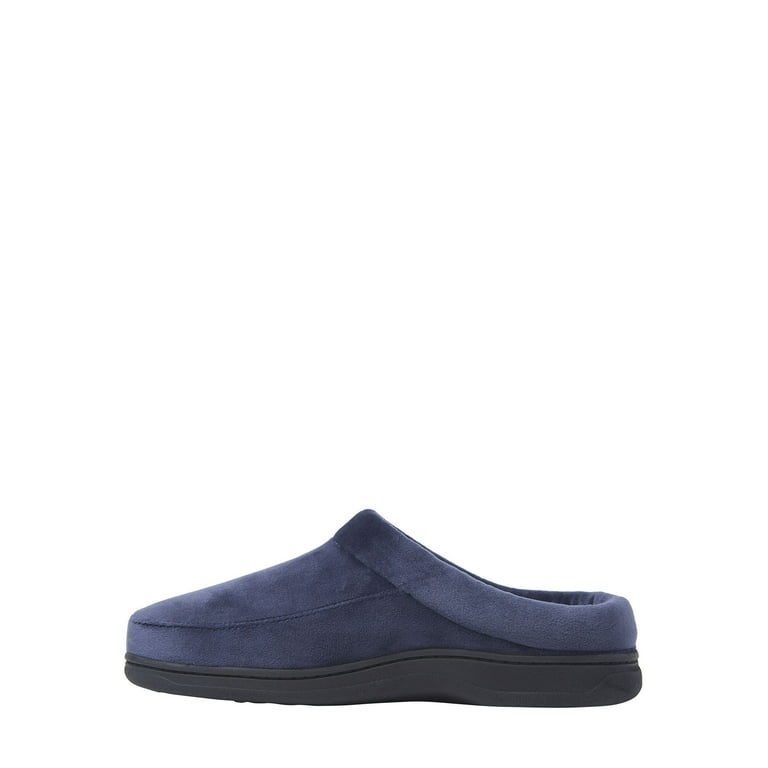 Men's dearfoams shop microfiber clog slippers