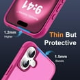 thumbnail image 6 of MYKOMI Compatible with iPhone 16E Case with Invisible Magnetic O-Ring Stand Military-Grade Case for iPhone 16E 6.1" 2025 [Compatible with Mag-Safe][Great Grip Feeling], 6 of 9