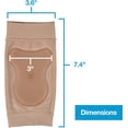 thumbnail image 4 of LAICAIW Achilles Tendon Heel Protector Compression Padded Sleeve Socks for Bursitis, Tendonitis, Tenderness - 1 Pair, 4 of 7