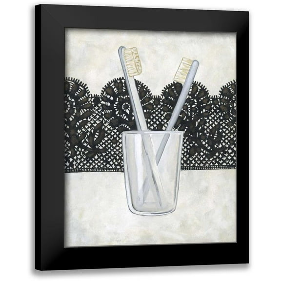 Zarris, Chariklia 12x14 Black Modern Framed Museum Art Print Titled - Femme Noir IV