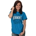 thumbnail image 4 of Vermont VT Student Campus Pride Seal Men's Graphic T Shirt Tees Brisco Brands S, 4 of 6