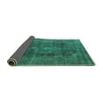 thumbnail image 2 of Ahgly Company Indoor Rectangle Oriental Turquoise Blue Industrial Area Rugs, 5' x 7', 2 of 4