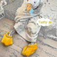 thumbnail image 3 of Duck Feet Slippers, Halloween Women Duck Slippers Winter, Cosplay Monster Paw Plush Slippers one size fits all Yellow, 3 of 3