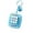 Blue, variant on Mini Handheld Electronic Game Console, Portable Keychain Puzzle Game Device, Multi Mode Interactive Game Player, Adjustable Volume Leisure Gadget, Compact Travel Entertainment Toy