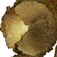 thumbnail image 5 of DecMode Gold Metal Plate Wall Decor with Textured Pattern, 5 of 14
