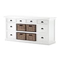 thumbnail image 3 of NovaSolo Provence Storage Cabinet with Hutch in Pure White, 3 of 50