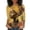 Multicolor, variant on Staron Women's Black History Month Casual Print Round Neck 3/4 Sleeve Loose T-Shirt Top, M