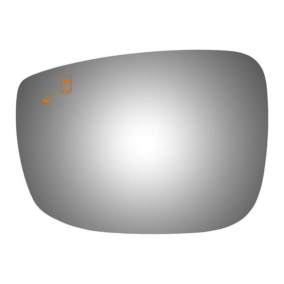 Burco Side View Mirror Replacement Glass - Clear Glass - 4699BC