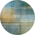 thumbnail image 2 of Addison Rugs Mayfield Premium Machine Washable Transitional Modern Blue Round Rug, 8' x 8', 2 of 5