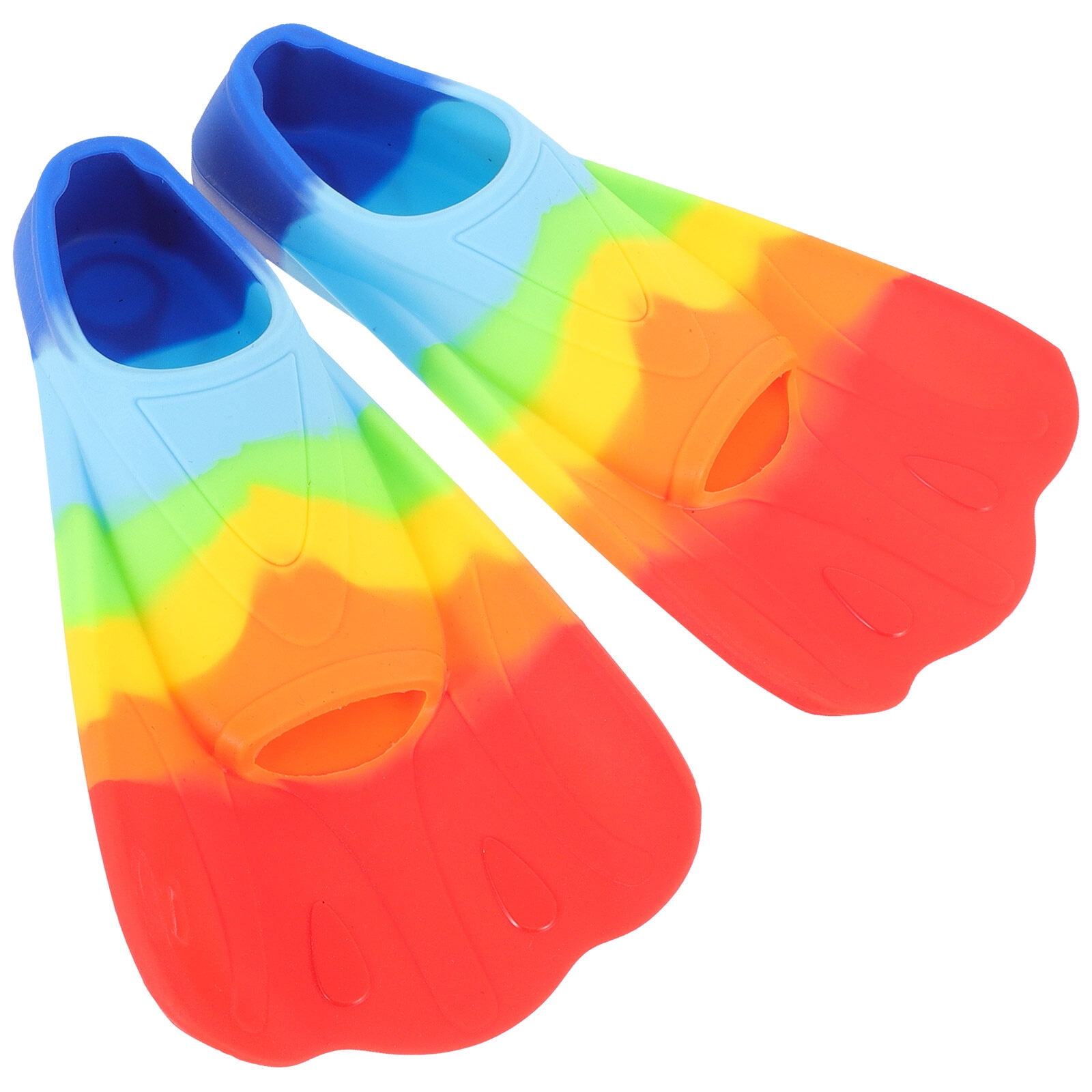 NUOLUX 1 Pair of Kids Fins for Swimming Children Swimming Fins Silicone