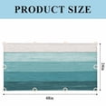 thumbnail image 3 of Teal Ombre Fluorescent Light Covers, Farmhouse Vintage Wooden Striped Magnetic Light Covers for Ceiling Lights, Fluorescent Ceiling Shade Filters for Classroom Bedroom Office 4x2Ft x 1PCS, 3 of 8