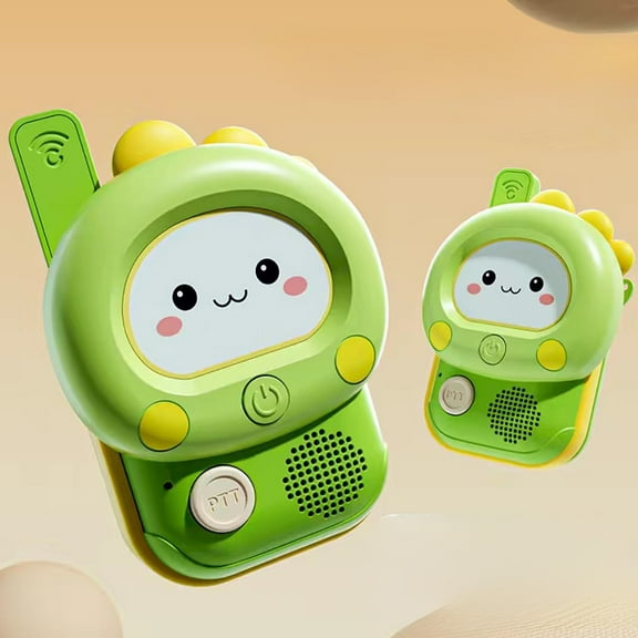 YUNAFFT Children'S Walkie-Talkie Toy Wireless Pager One-To-One Outdoor Interactive Pager Educational Toy Green