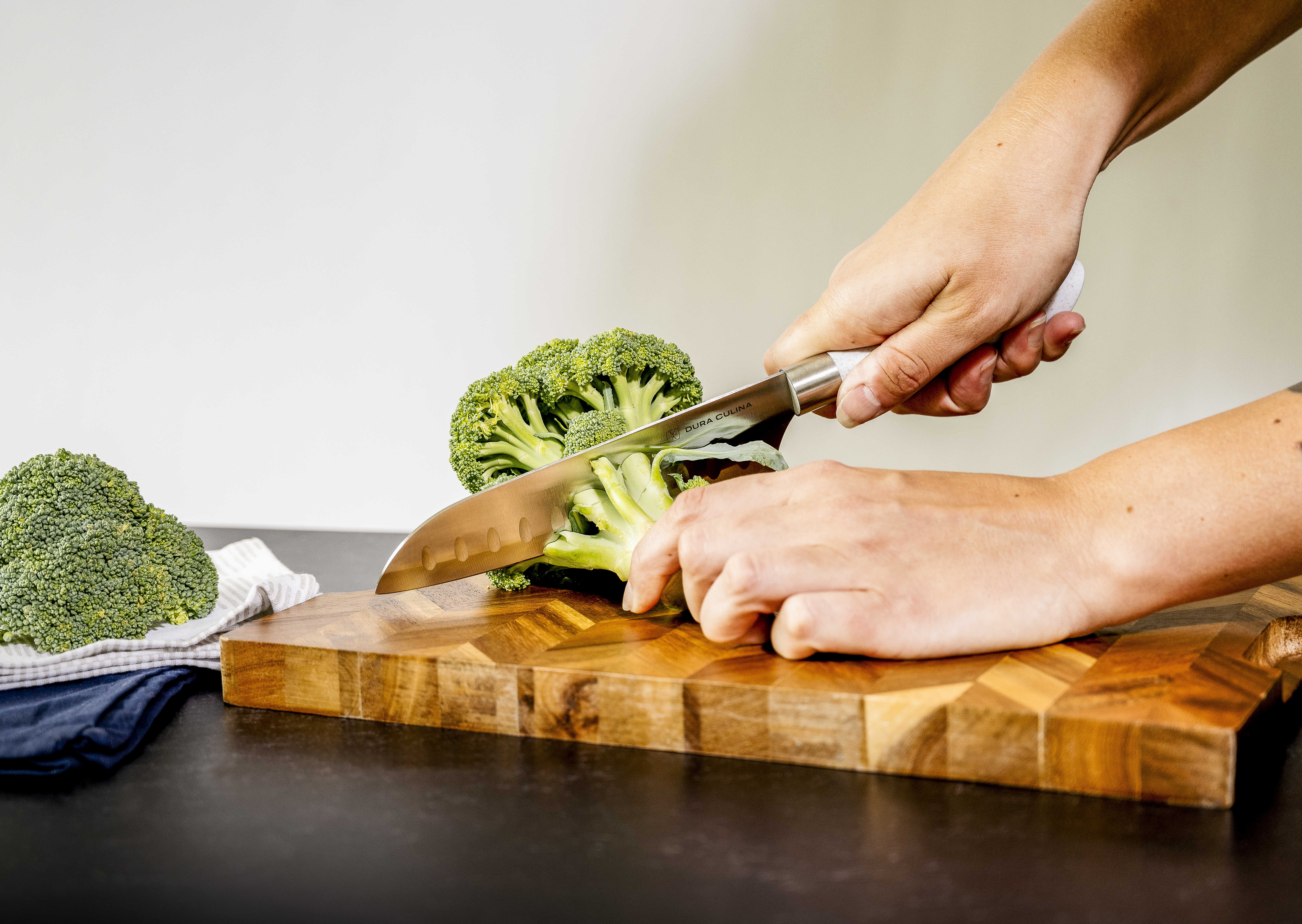 Dura Living EcoCut 10-Piece Kitchen Knife Set - High Carbon Stainless Steel Blades, Sustainable Ergonomic Handles, Eco-Friendly with Sheaths