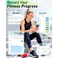 thumbnail image 4 of Body Fat Scale Smart Scale for Weight 0.1lb High Accuracy Digital Bathroom BMI Fat Muscle 17 Composition Analyzer Sync with App LED Display 400lb Black, 4 of 4