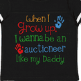 thumbnail image 4 of Inktastic Auctioneer Like Daddy Boys or Girls Toddler T-Shirt, 4 of 5