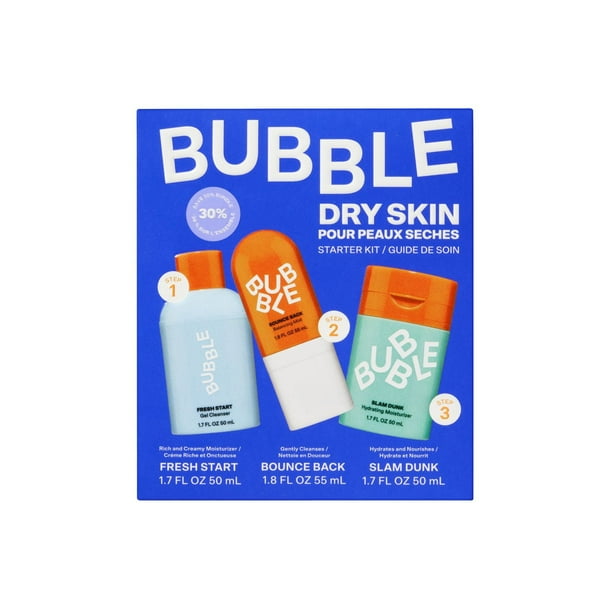Bubble Skincare 3-Step Hydrating Routine Bundle: Ultimate Glow Guide
