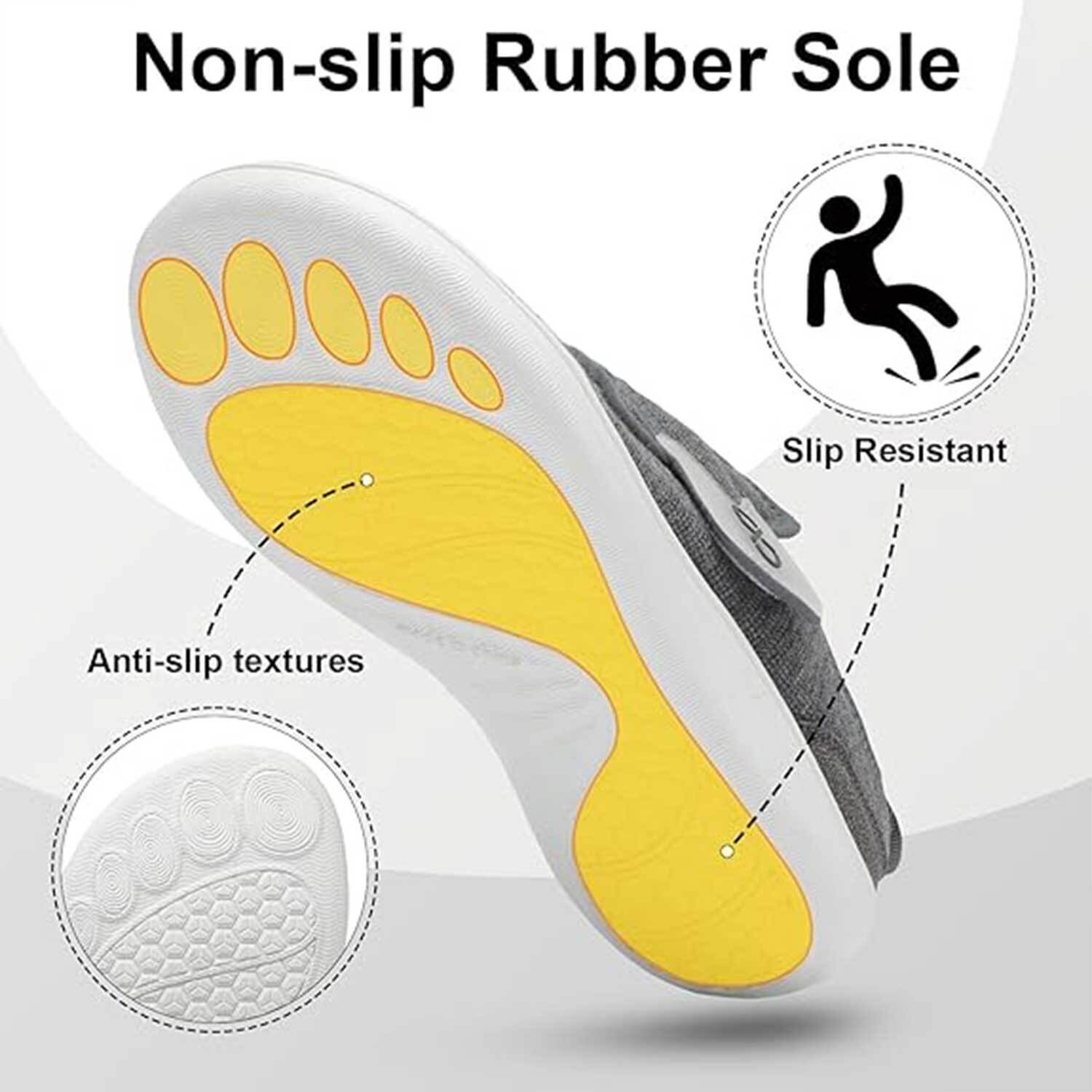 Leisfit Women's Wide Adjustable House Slippers photo 5