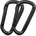 thumbnail image 1 of 2024 2 Pieces Climbing Carabiners,d Shape Climbing Carabiners,auto Locking Carabiners, 1 of 5