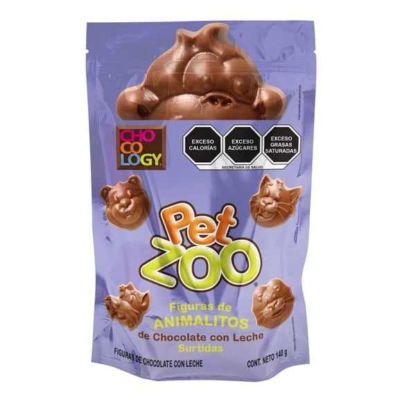 Figuras de animalitos Chocogoly Pet Zoo de chocolate con leche surtidas 140 g