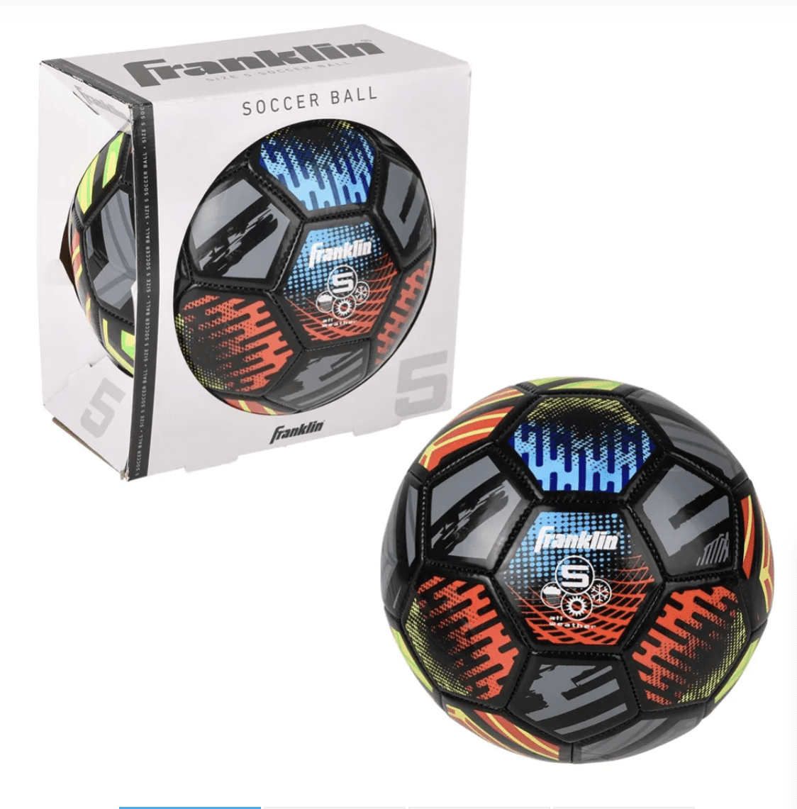 Mystic Series Size 5 Soccer Ball. Precision stitched to official size, Each