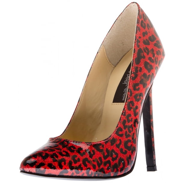 leopard red bottom heels