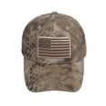 thumbnail image 2 of Top Headwear USA Double Patch Adjustable Baseball Cap - Honeycomb Brown, 2 of 2