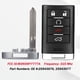 thumbnail image 5 of Llavero de coche con control remoto de entrada sin llave, compatible con Cadillac CTS 2008-2015 Cadi, 5 of 7