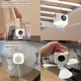 thumbnail image 3 of Multi-Functional USB Rechargeable Ceiling Fan Light - 4-Speed Adjustment, 4-Timer Settings, 3-Level Night Light, Remote Control & Touch Stop, Hanging/Desktop Dual Use with Aromatherapy Storage Box,, 3 of 7