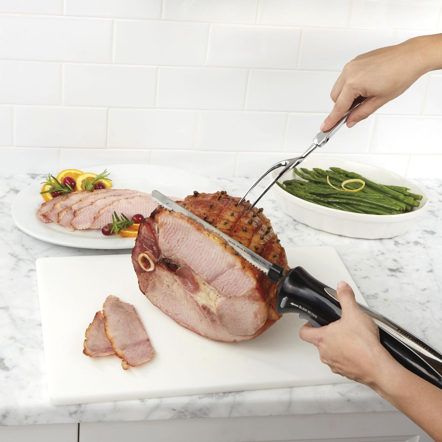 Hamilton Beach Electric Knife with Stainless Steel Blades and Storage Case (74275ZC)