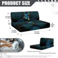 thumbnail image 2 of Pzuqiu 2 Piece RV Dinette Cushion Covers Soft Fabric Elastic Camper Cushion Covers Tree Frog Print RV Sofa Split Seat Cover for Travel Trailer Couch, 2 of 7