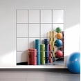thumbnail image 2 of Espejo Ruomeng Home Gym montado en la pared, 14 x 12 pulgadas, 16 unidades, 2 of 8