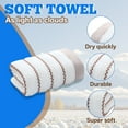 thumbnail image 3 of AUQ Wash Gags for Body,Dense Loop Alignment Structure Wash Rags for Body,Quick Liquid Wicking Hand Towel,White,29.53*13.78*0.39in, 3 of 7