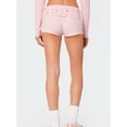 thumbnail image 3 of Women Y2K Studded Foldover Micro Shorts Vintage Low Waist Slim Fit Mini Shorts Summer Boxer Short Party Clubwear, 3 of 6