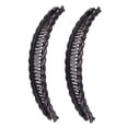thumbnail image 1 of 2 piezas de pinzas para el pelo con forma de plátano, pasadores para el pelo, pinzas flexibles para el pelo con forma de , pinzas para Negro, 1 of 7